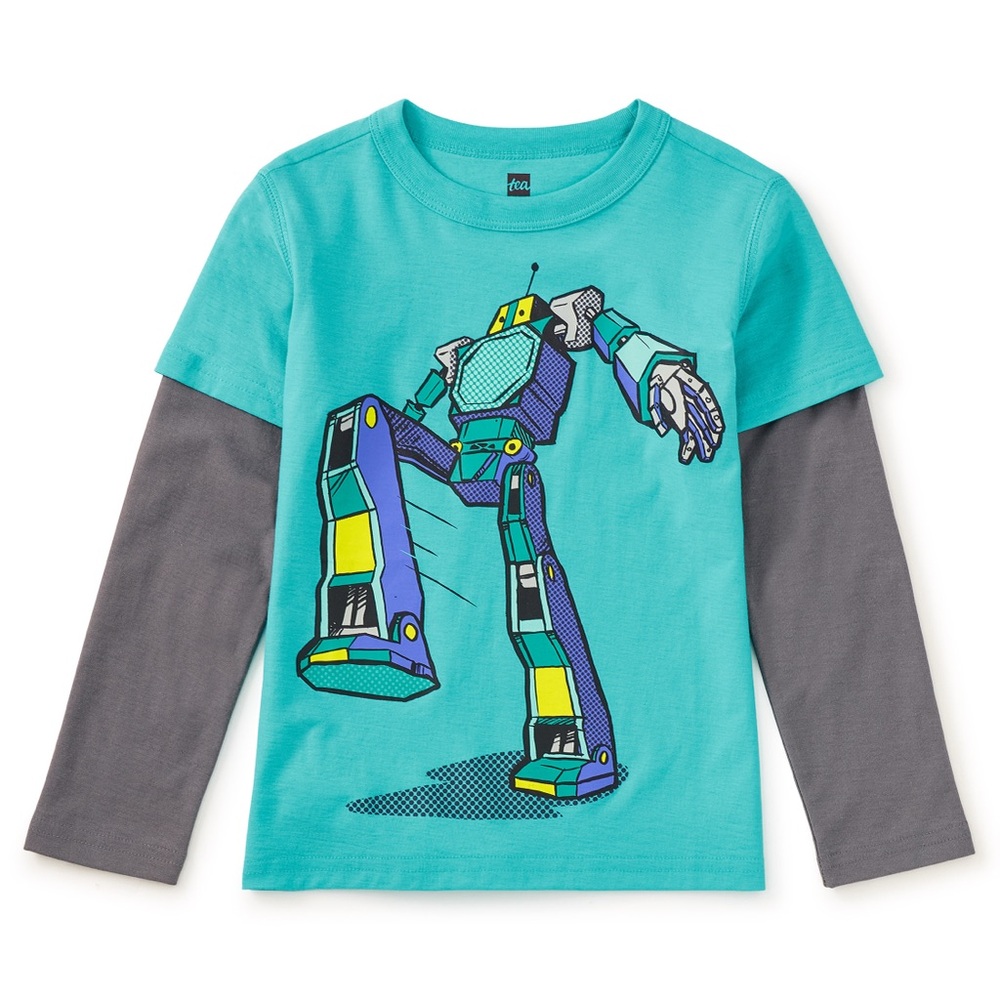 Bundle for discount - Robot Layered Sleeve Tee